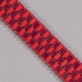 Miyuki Tila Square Stitch Bracelet Mahjong